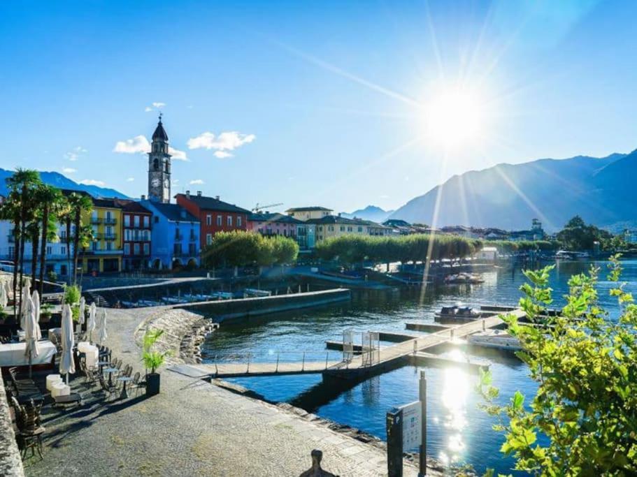 Ascona: Residenza Sabrina,App 2.5 Locali E Piscina Apartamento Exterior foto