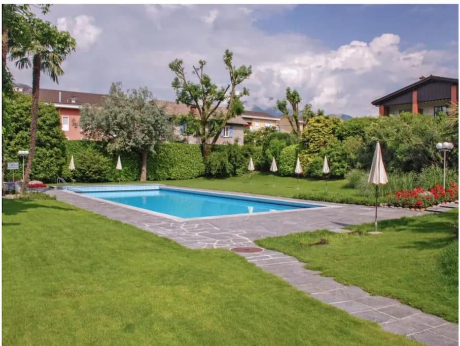 Ascona: Residenza Sabrina,App 2.5 Locali E Piscina Apartamento Exterior foto